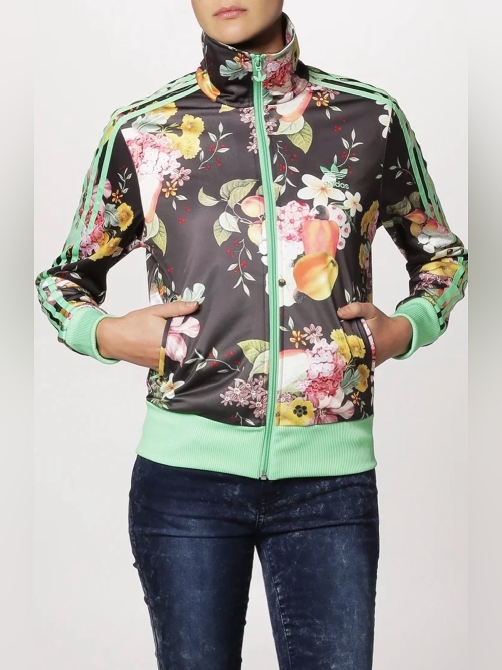 Adidas Original X Farm Rio Fruit Bowl Firebird Track Jacket Limited Edition Med